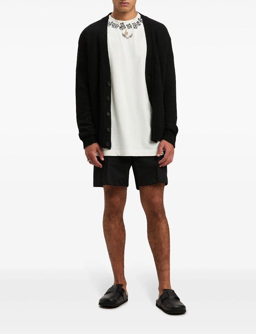 Palm Angels Neck Logo-Print T-Shirt