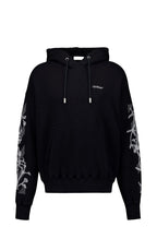 Off-White Floral Print Logo Hoodie