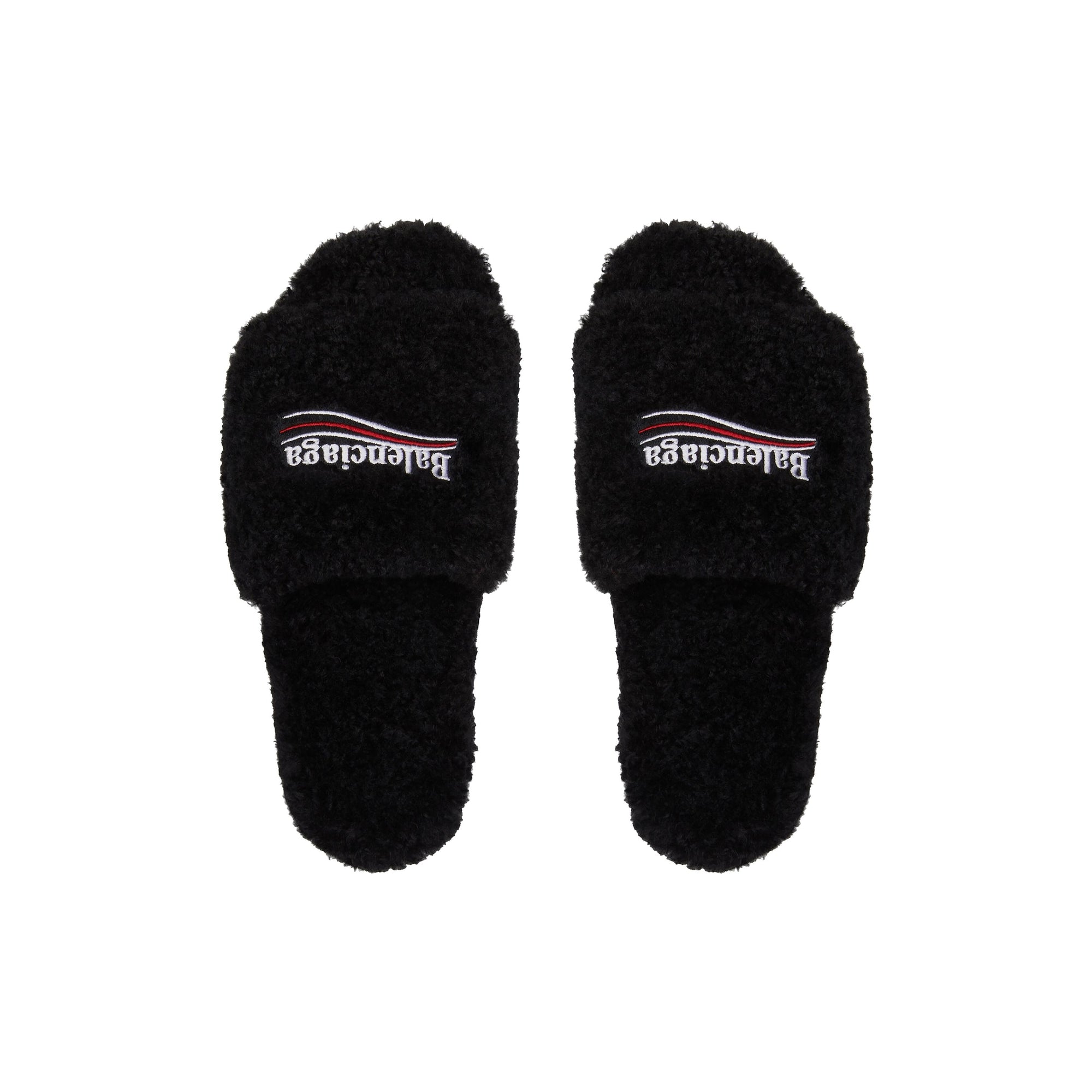 Balenciaga Furry Slides Sandal