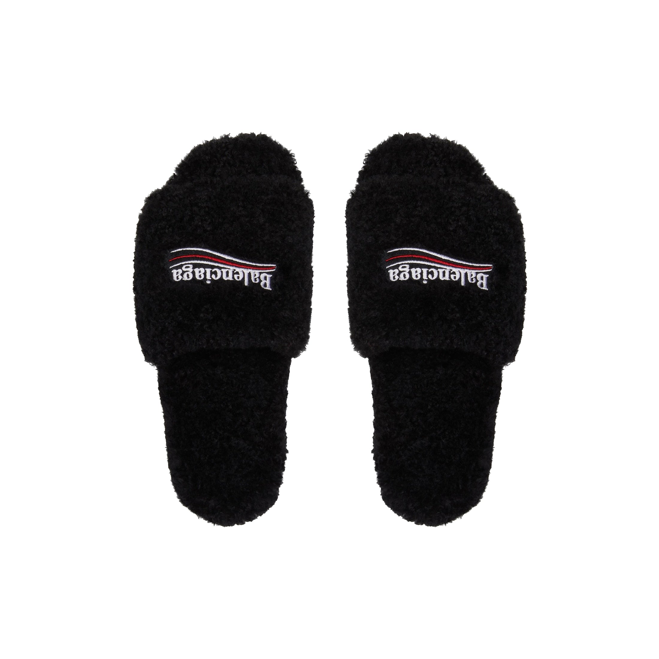 Balenciaga Furry Slides Sandal
