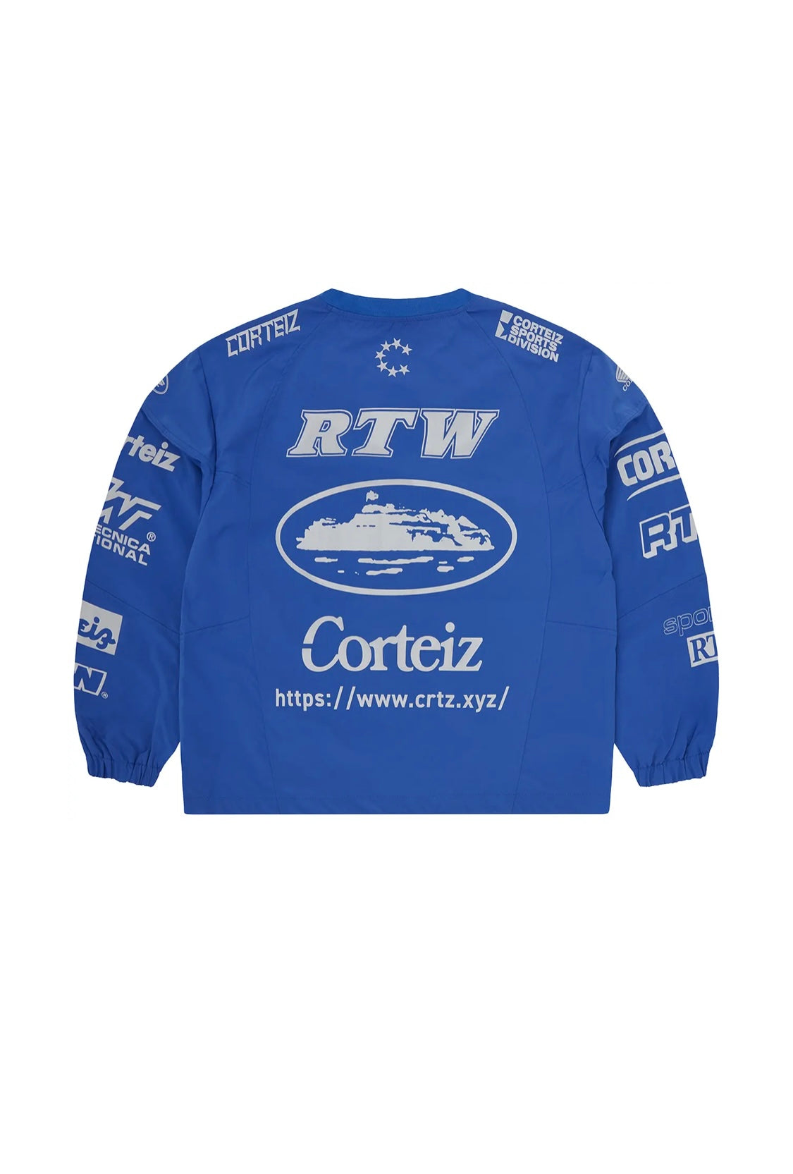 Corteiz Sponsors Training Pullover Blue