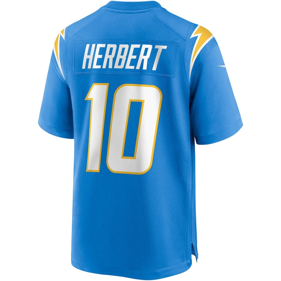 NFL Los Angles Chargers Home Game Jersey Justin Herbert #10