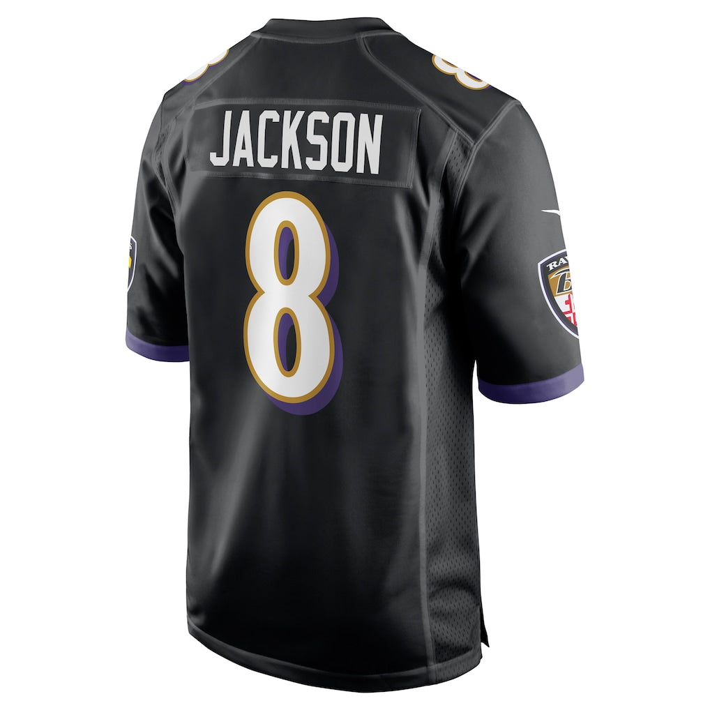 NFL Baltimore Ravens Alternate Game Jersey Lamar Jackson #8