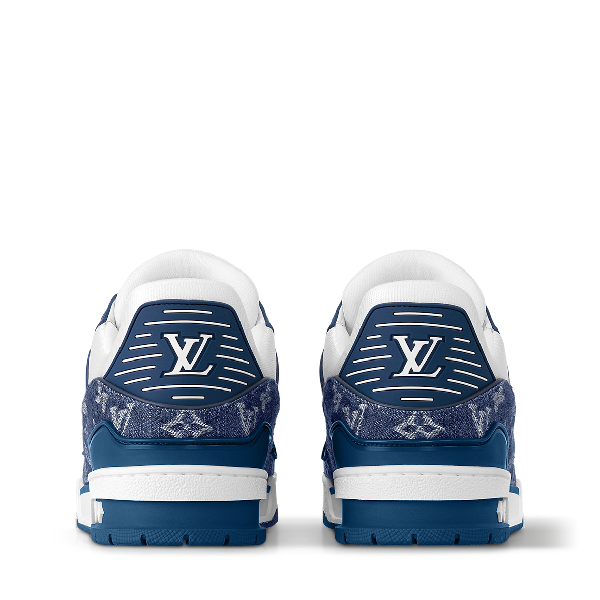 Louis Vuitton Monogram Denim Trainer Blue/White