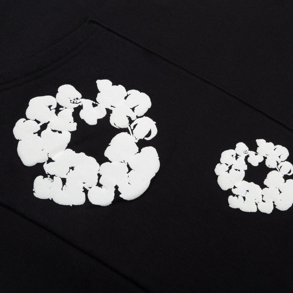 Denim Tears Cotton Wreath Hoodie |Black