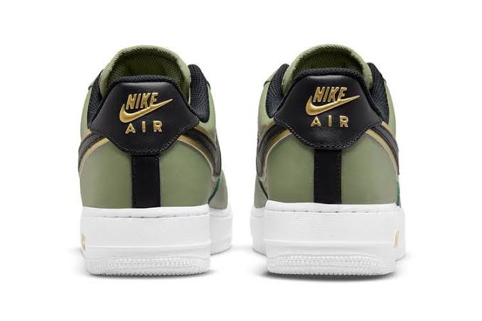 Nike Air Force 1 Low Olive/Gold Sneakers