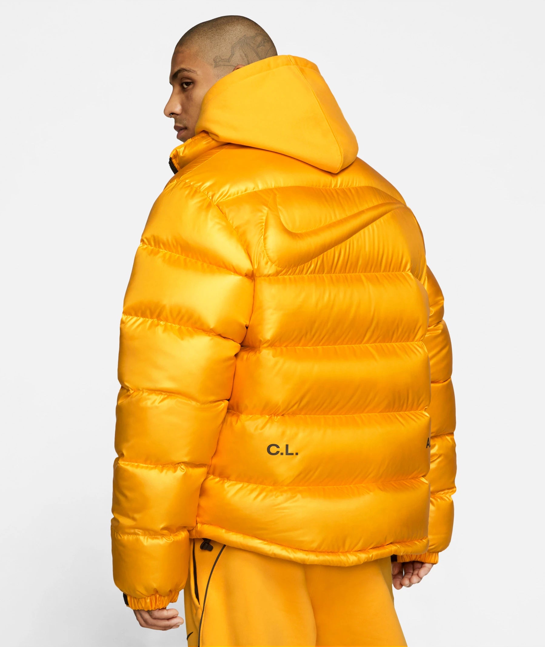 Nike Nocta Sunset Puffer Yellow Down Jacket