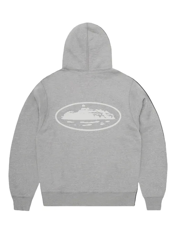 Corteiz Island puf-print zip-up hoodie