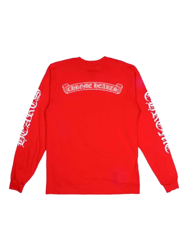 Chrome Hearts - Scroll Logo Long - Sleeve T-Shirt