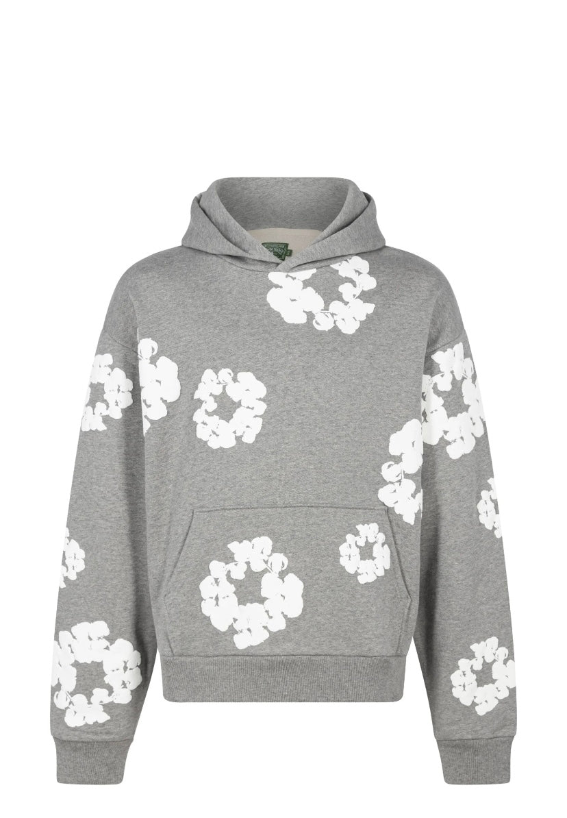 Denim Tears Cotton Wreath Hoodie |Grey