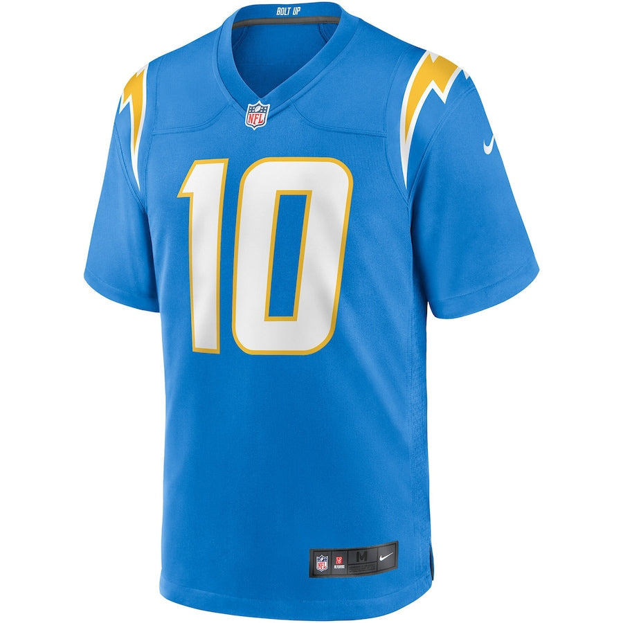 NFL Los Angles Chargers Home Game Jersey Justin Herbert #10
