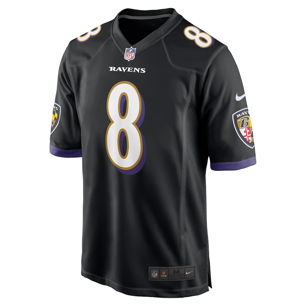 NFL Baltimore Ravens Alternate Game Jersey Lamar Jackson #8