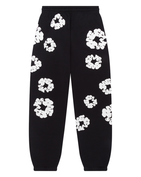 Denim Tears Cotton Wreath Sweatpants -Black