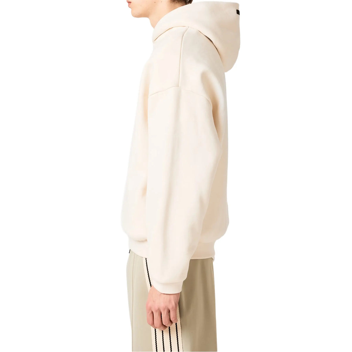 Fear Of God Essentials Fleece Shell White Hoodie (FW24)