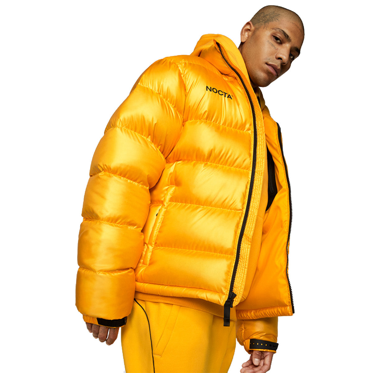 Nike Nocta Sunset Puffer Yellow Down Jacket