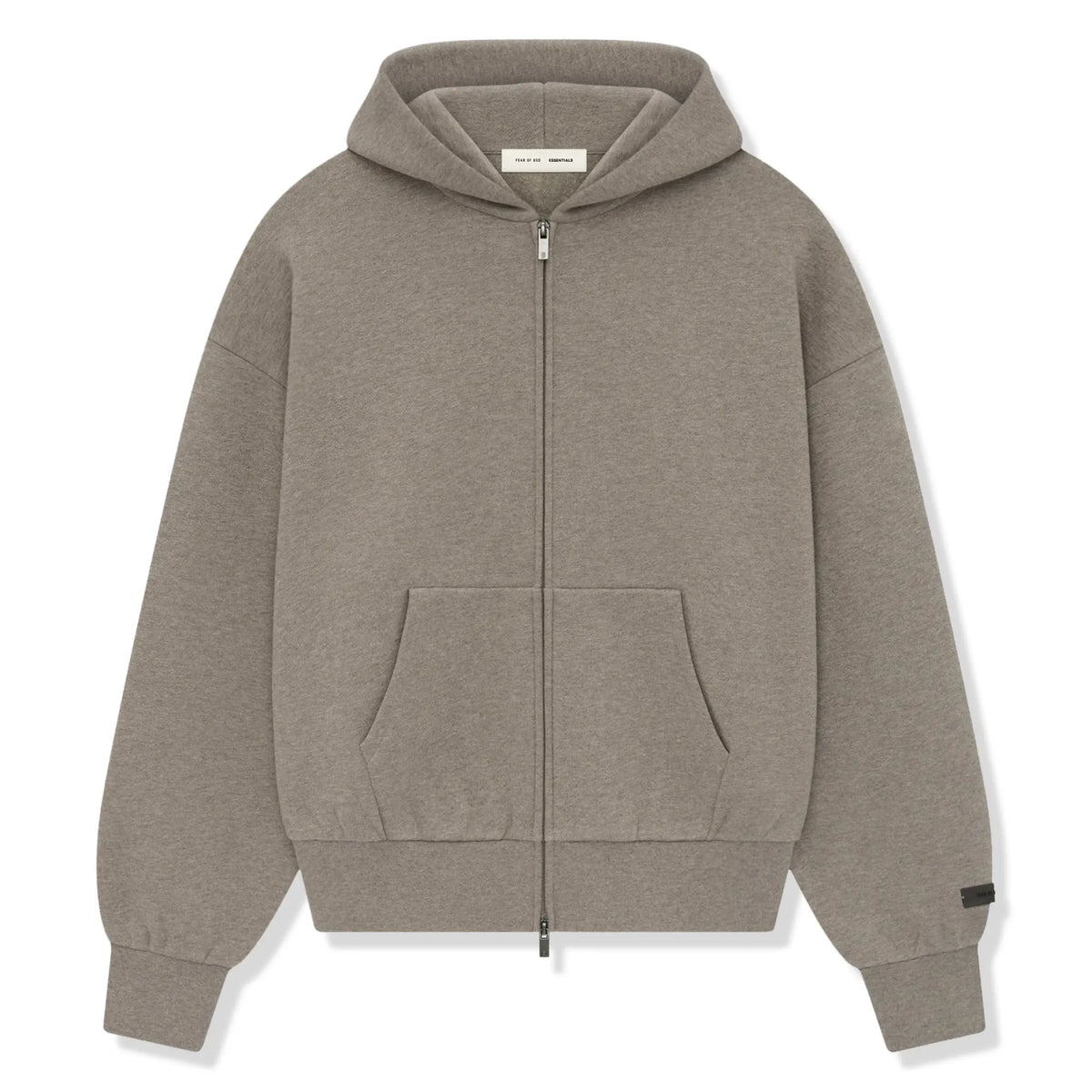 Fear Of God Essentials Classic Hood Homestead Heather Zip-Up Hoodie