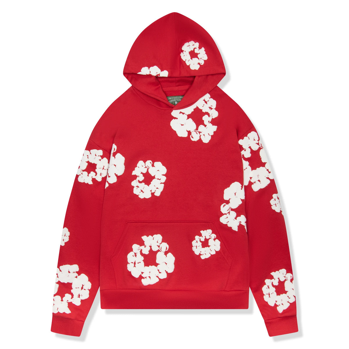 Denim Tears Cotton Wreath Hoodie |Red