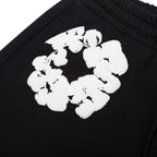 Denim Tears Cotton Wreath Sweatpants -Black