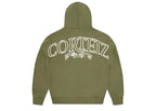 CORTEIZ SUPERIOR ROYALE ZIP HOODIE OLIVE