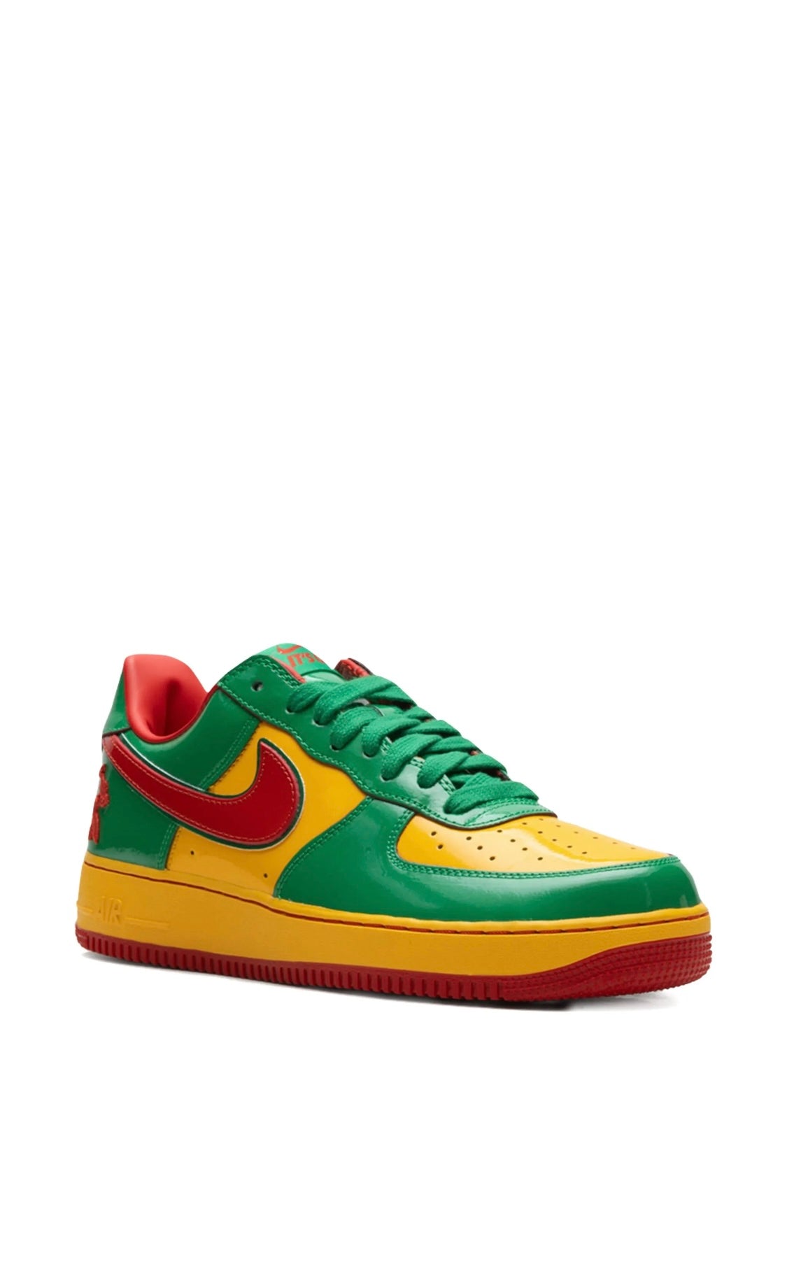 Nike x Lil Yachty Concrete Boys Air Force 1 Low "Lucky Green/Mystic Red"