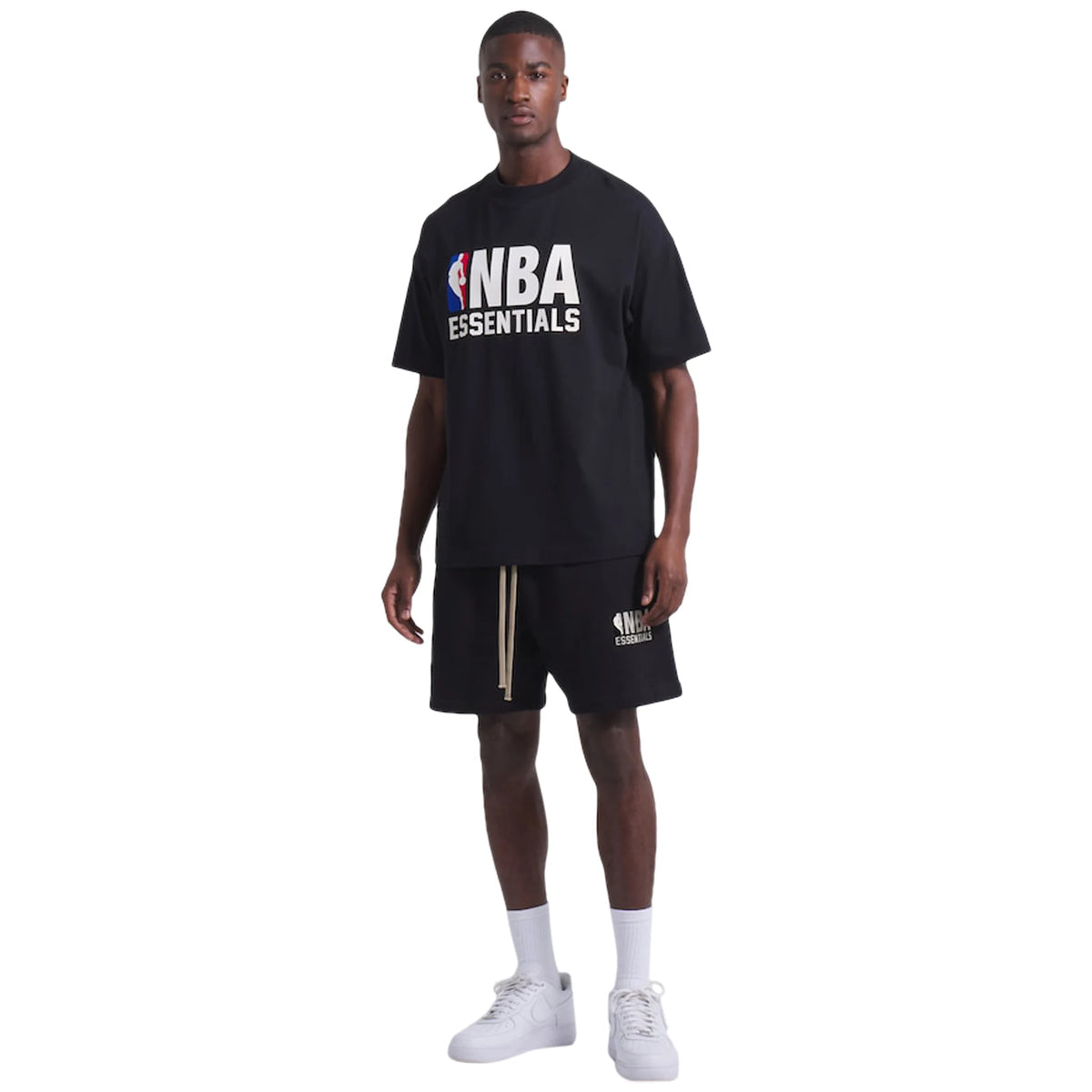 Fear Of God Essentials x NBA Black Shorts