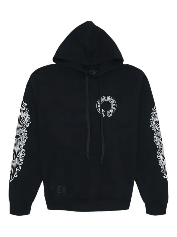 Chrome Hearts - Hearts Horse Shoe Floral long-sleeve hoodie