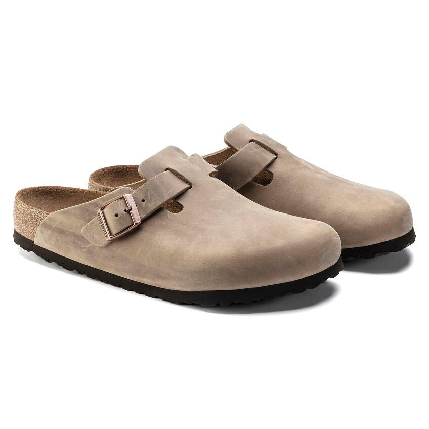 Birkenstock BOSTON SOFT FOOTBED - Tobacco Brown