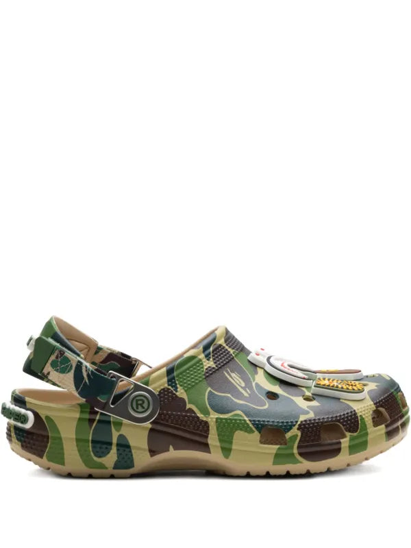 BAPE BLACK *A BATHING APE®
x Crocs Classic "Chai" clogs
