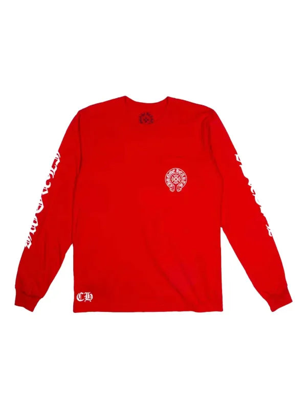 Chrome Hearts - Scroll Logo Long - Sleeve T-Shirt