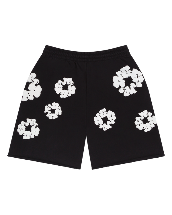 Denim Tears The Cotton Wreath Black Shorts