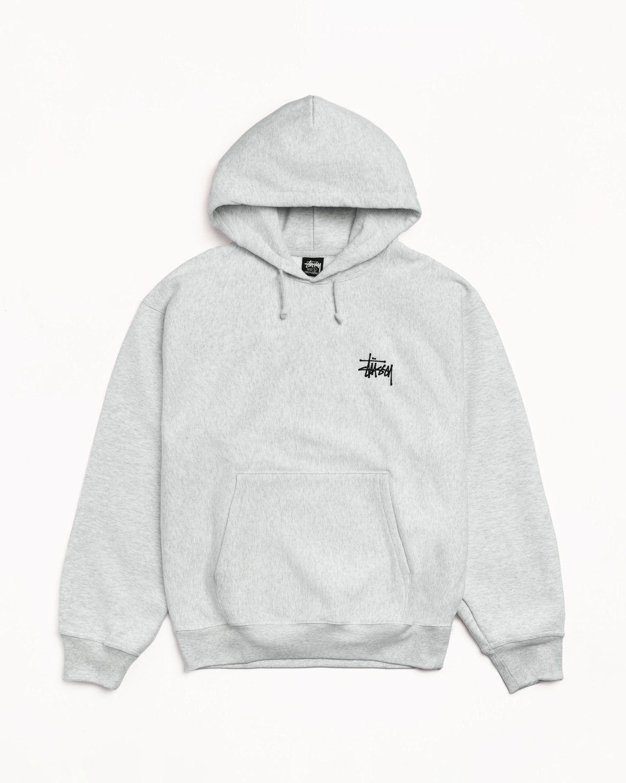 Stüssy Basic Hoodie “Ash Heather”
