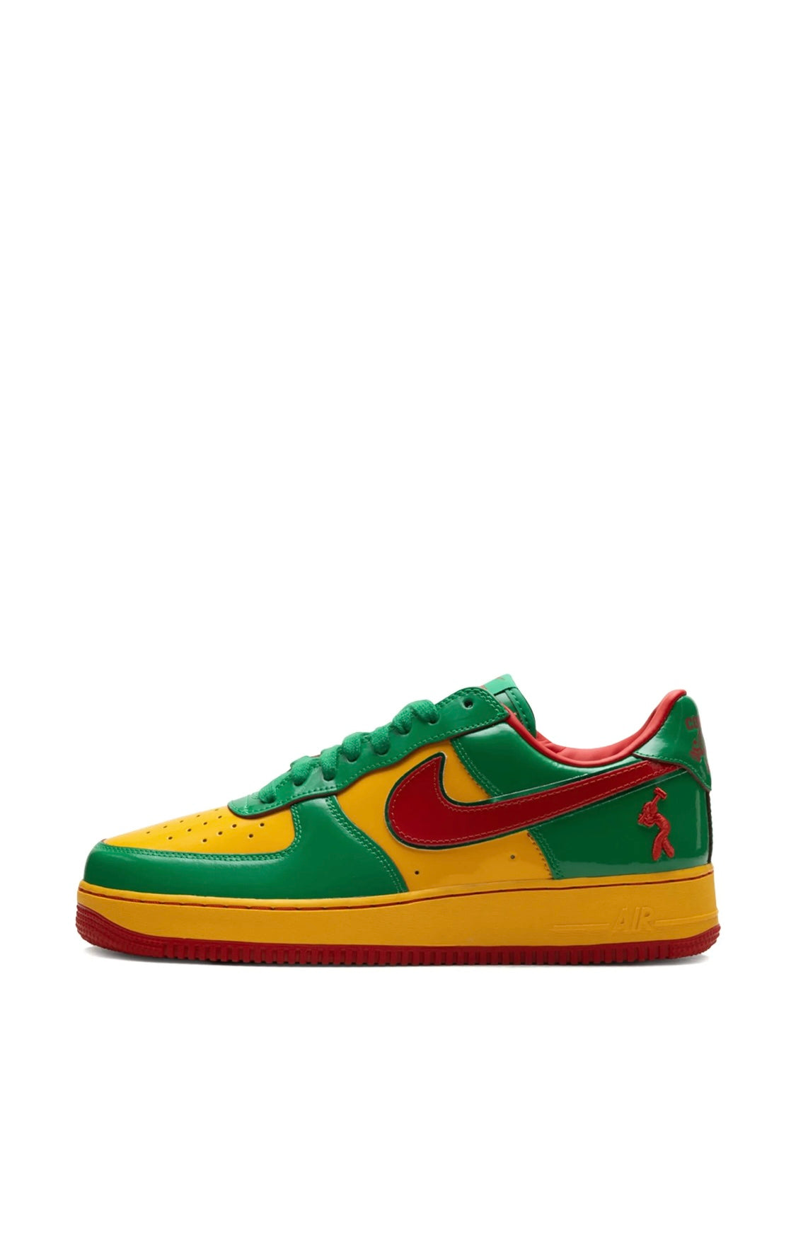Nike x Lil Yachty Concrete Boys Air Force 1 Low "Lucky Green/Mystic Red"