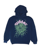 Young Thug Sp5der OG Web Blue Hoodie