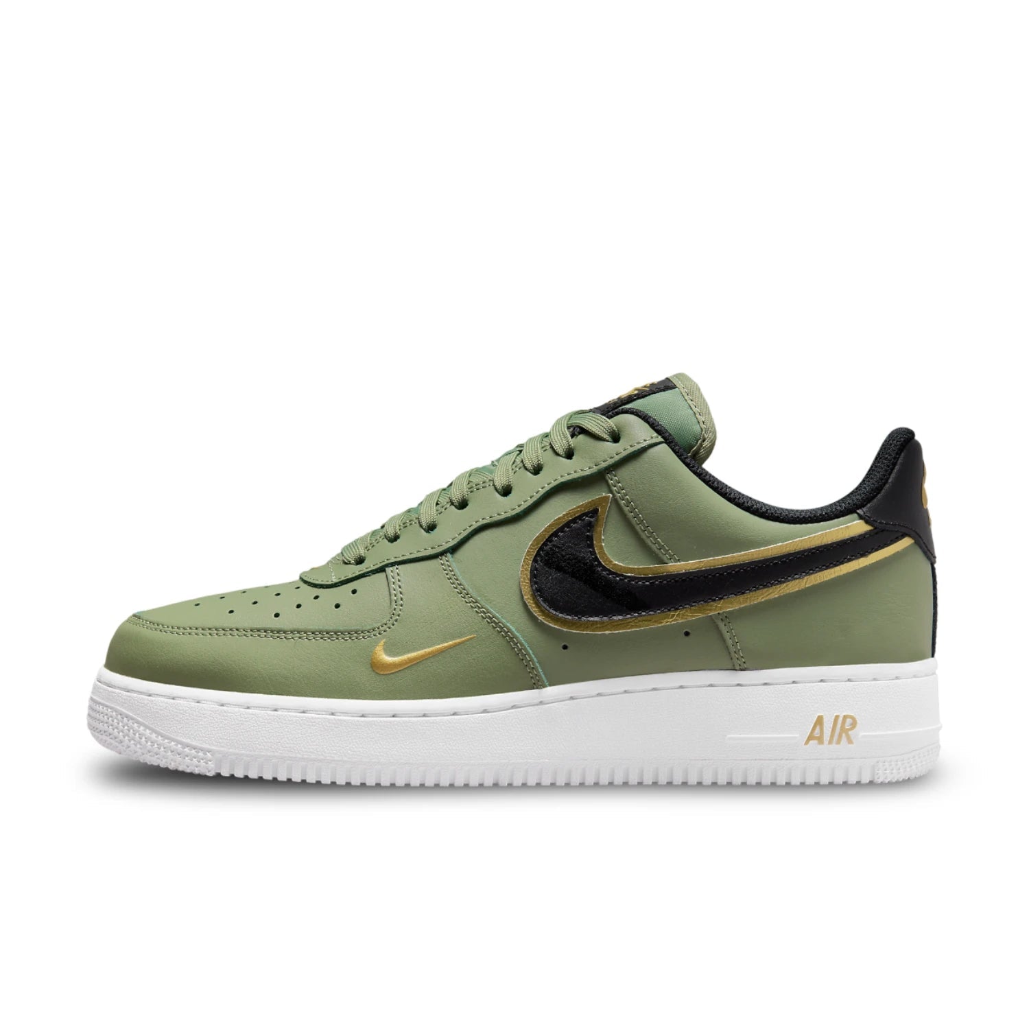 Nike Air Force 1 Low Olive/Gold Sneakers