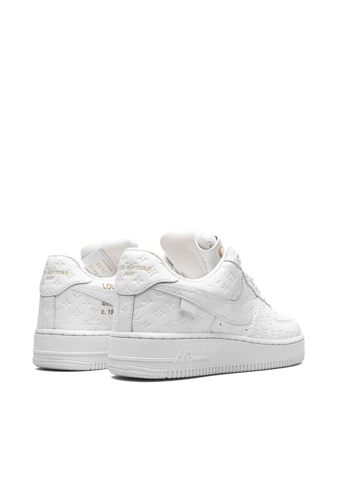 Nike x Louis Vuitton x Virgil Abloh Air Force 1 Low "White/White"