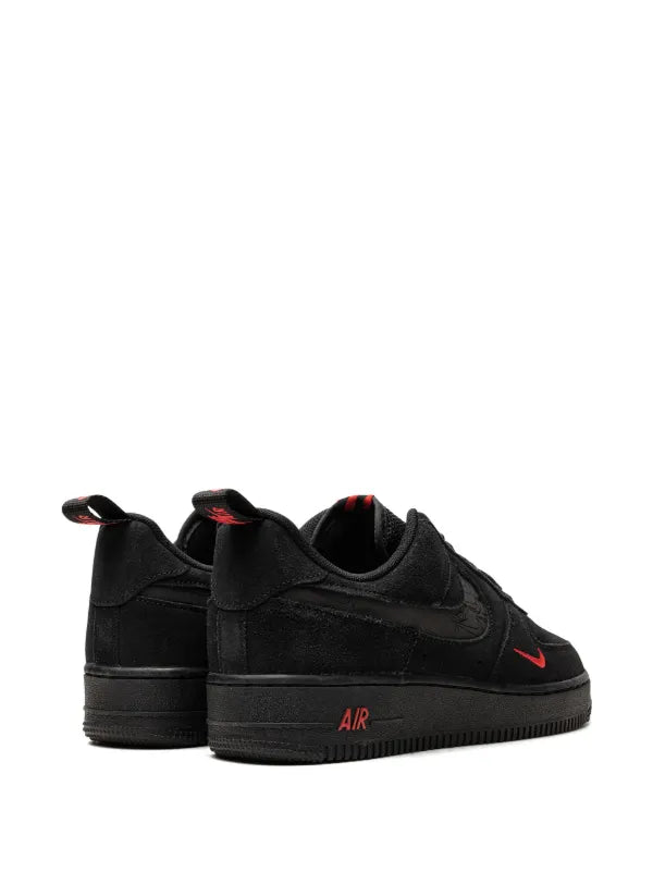 Nike Air Force 1 Low "Multi Swoosh Black/Crimson"