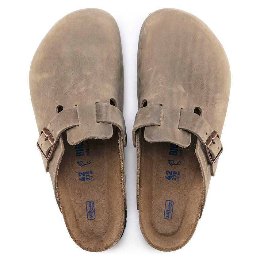 Birkenstock BOSTON SOFT FOOTBED - Tobacco Brown