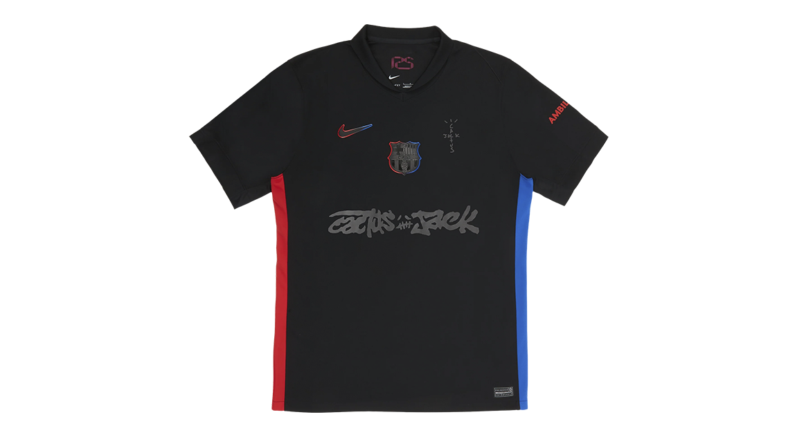 Travis Scott x FC Barcelona Away 'Cactus Jack Jersey' Black