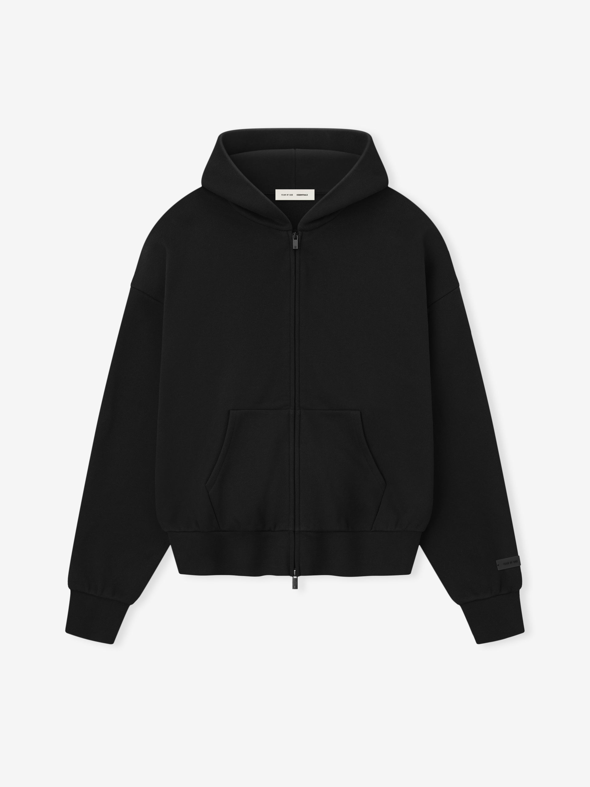Fear Of God Essentials Classic Fleece Zip-Up Hoodie