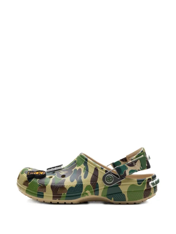 BAPE BLACK *A BATHING APE®
x Crocs Classic "Chai" clogs