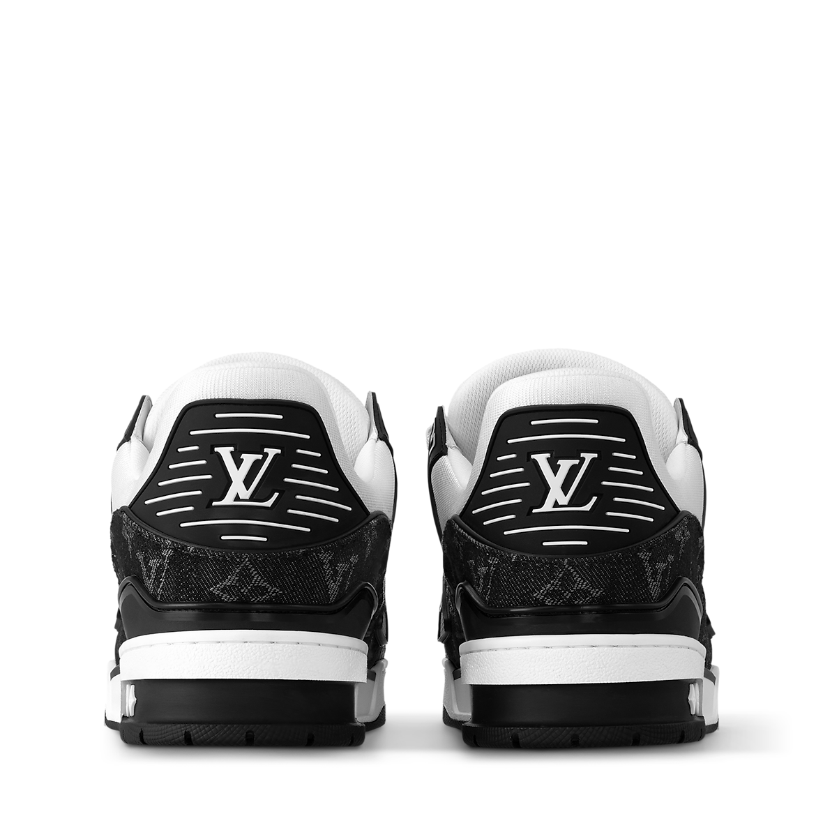 Louis Vuitton Monogram Denim Trainer Black/White