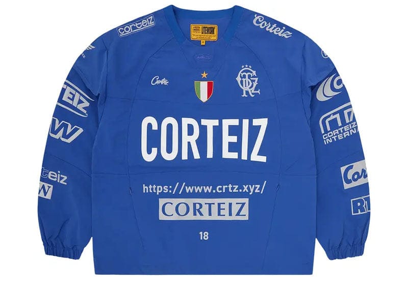 CORTEIZ SPONSORS TRAINING PULLOVER BLUE
