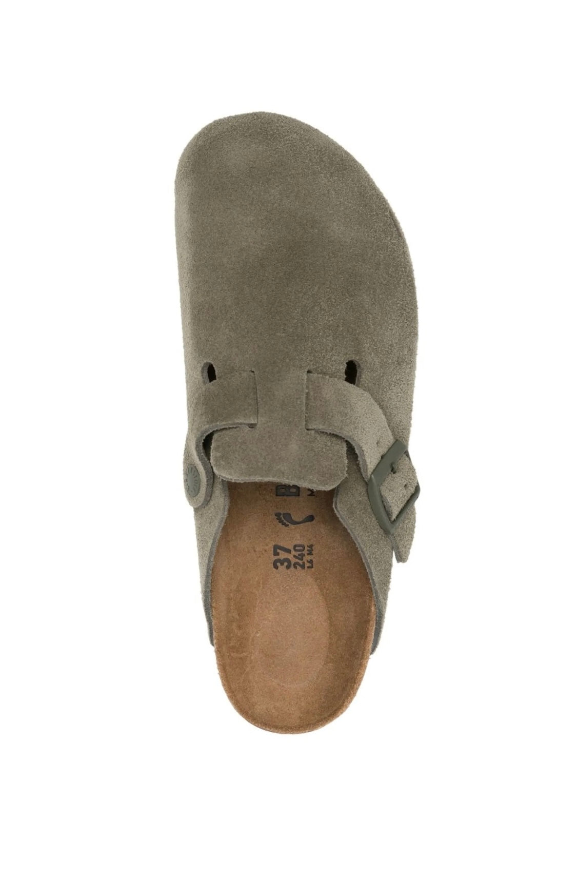 Birkenstock Boston buckle-detail suede clogs